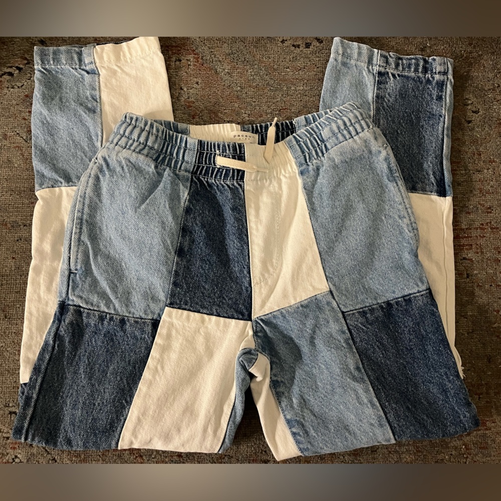 Patchwork kids pants PacSun
